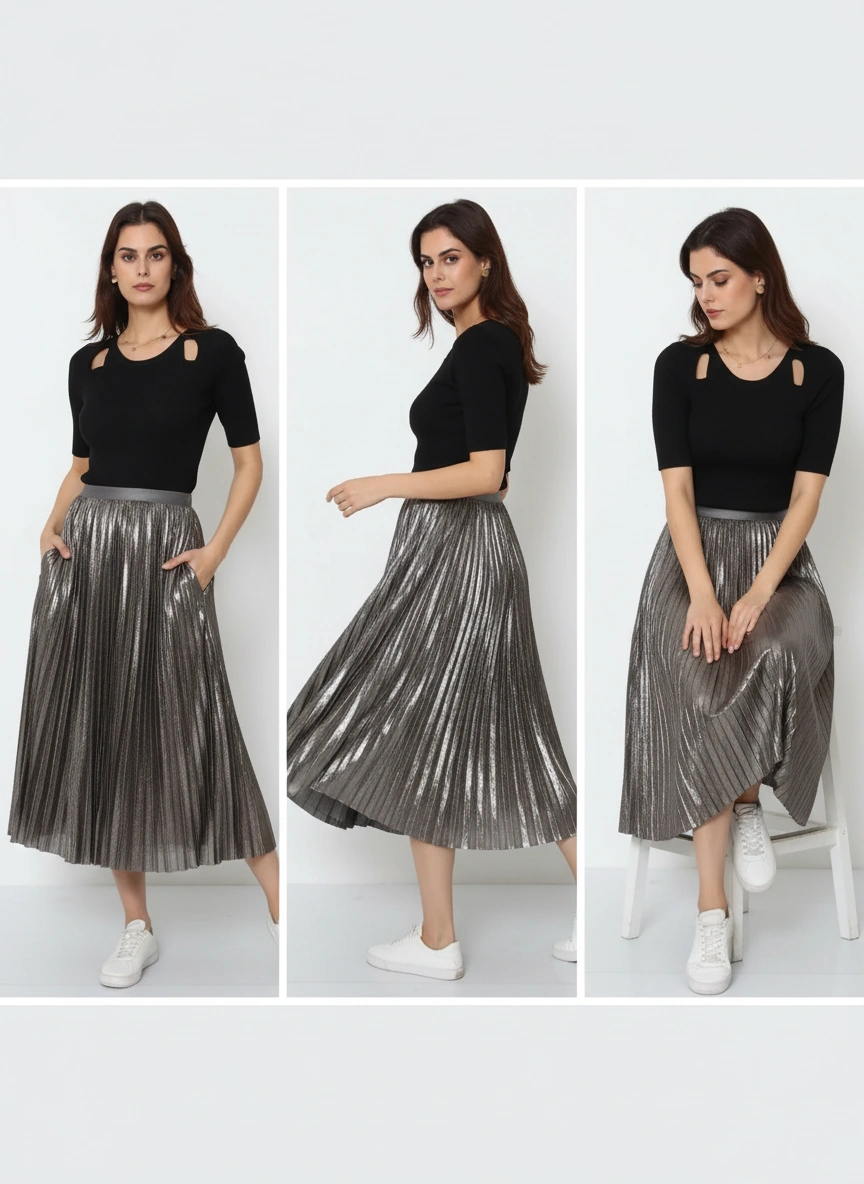 Metallic Skirt
