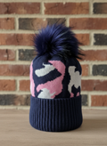 Sadie Fur Pom Beanie