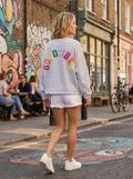 Good Vibes Sweatshirt Grey