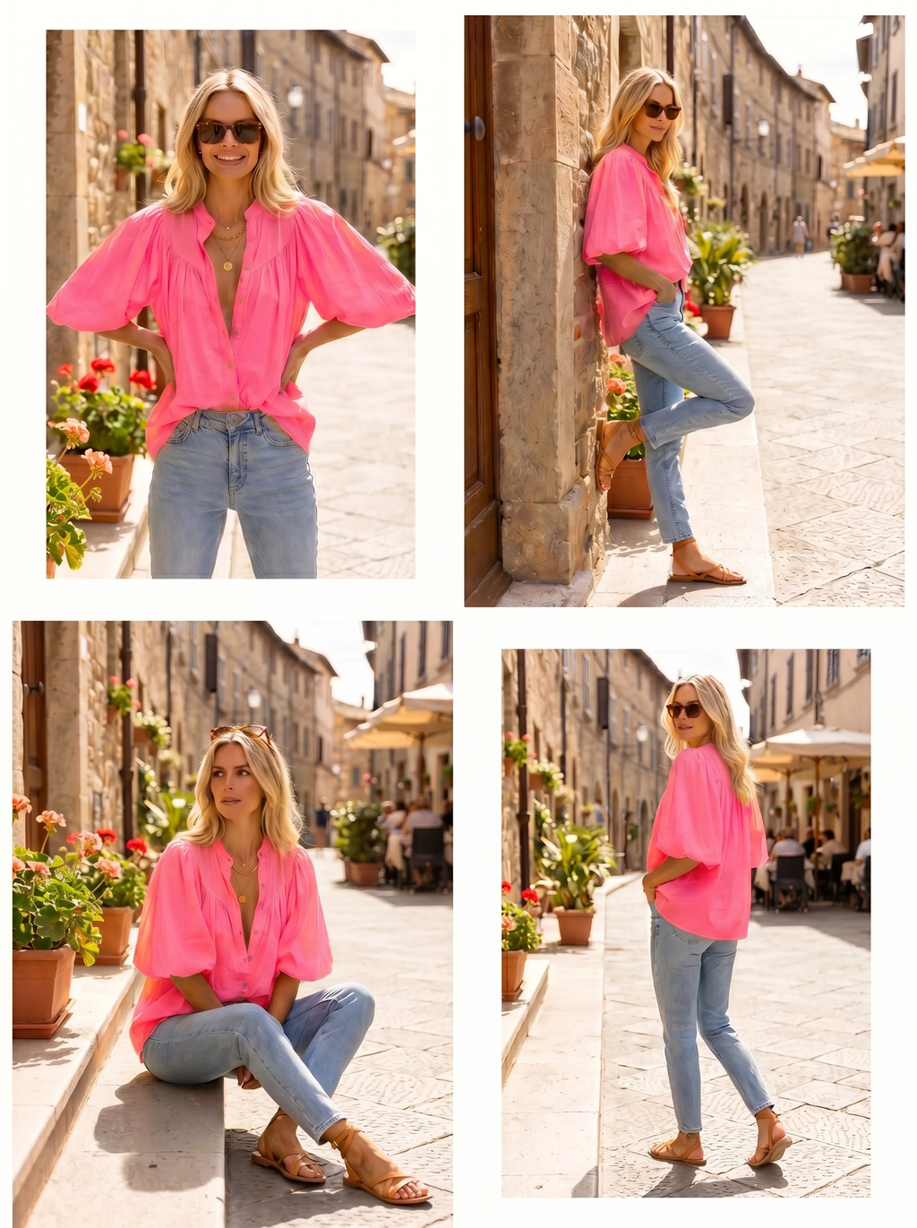 Harlow Blouse Pink