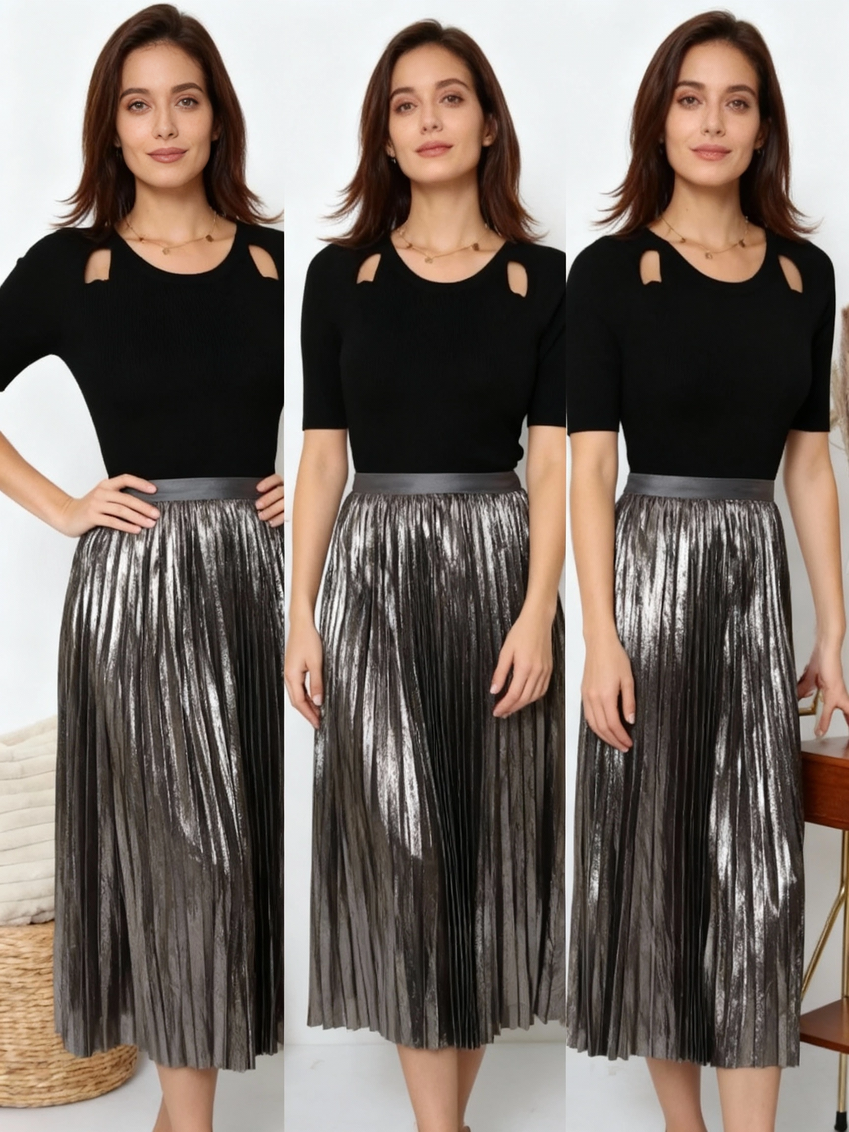 Metallic Skirt
