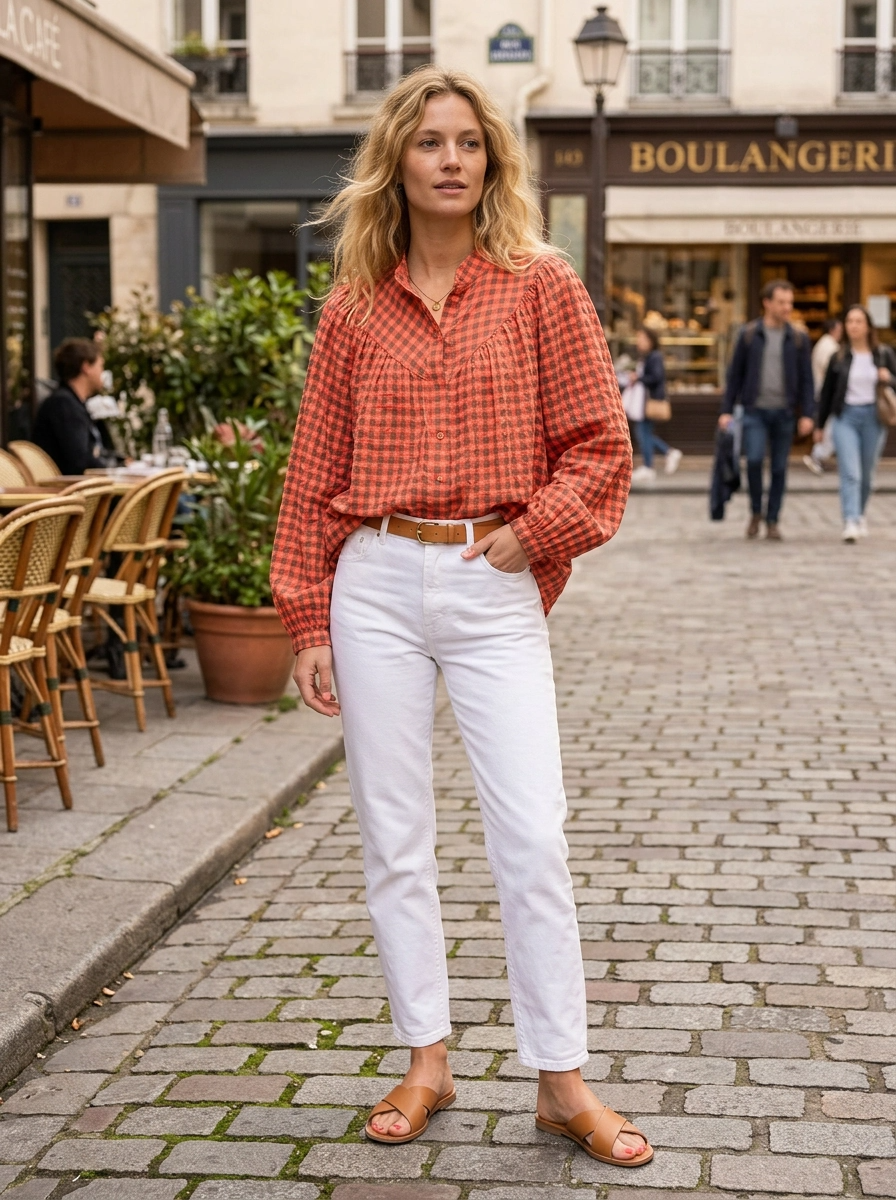 Frankie Blouse Coral