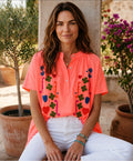Hailey Blouse Coral
